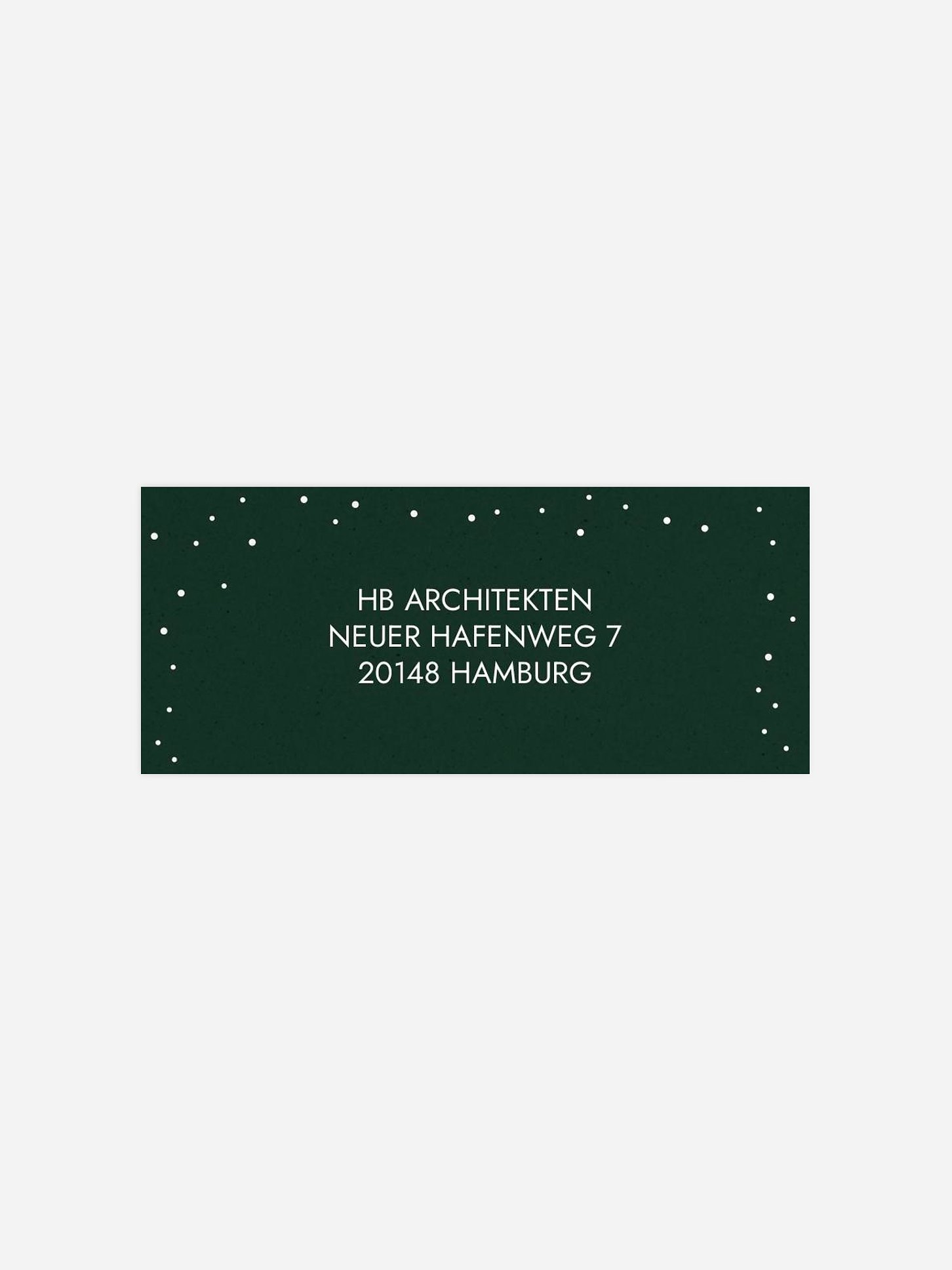 Absenderaufkleber geschäftl. Weihnachten Festive Trees