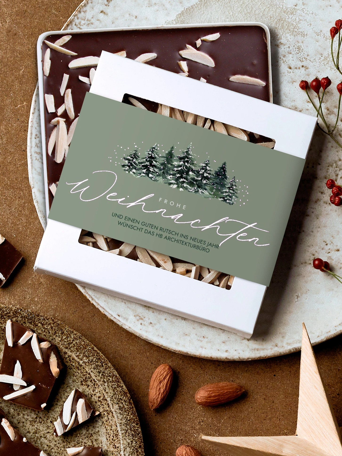 Schokobox geschäftlich Festive Trees