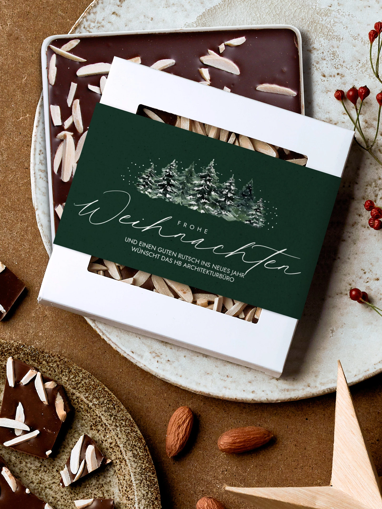 Schokobox geschäftlich Festive Trees