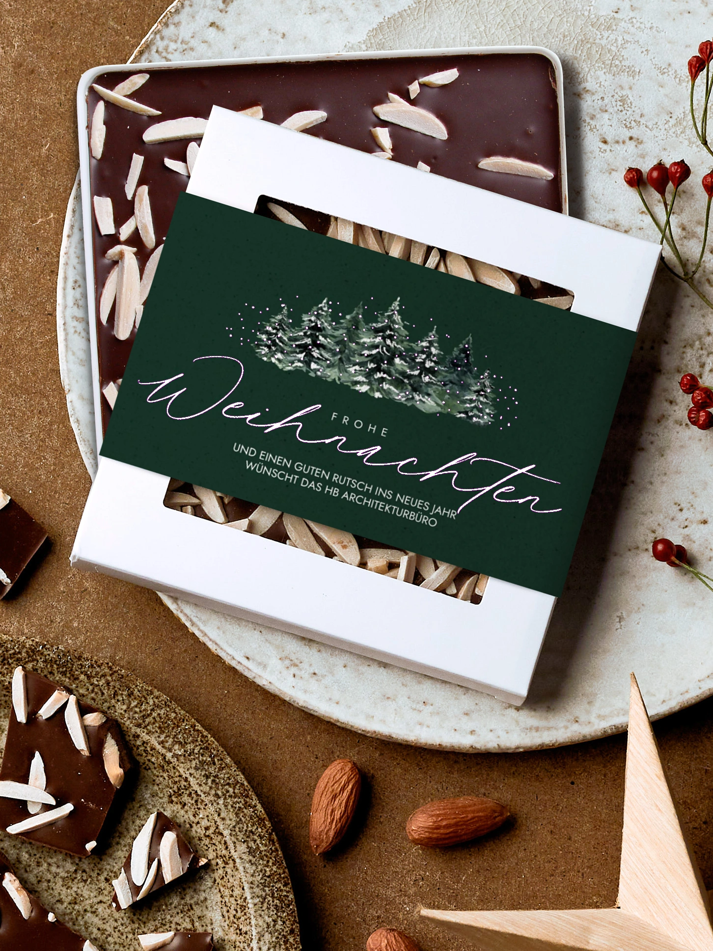 Schokobox geschäftlich Festive Trees