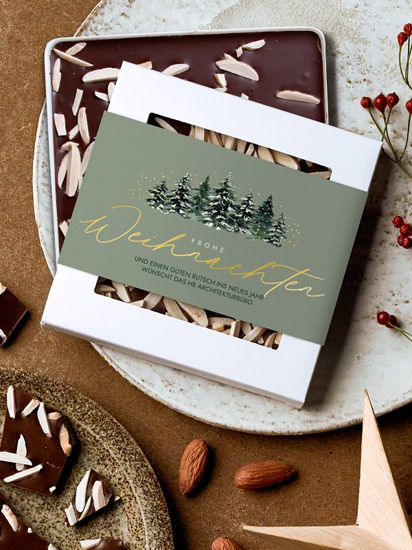 Schokobox geschäftlich Festive Trees