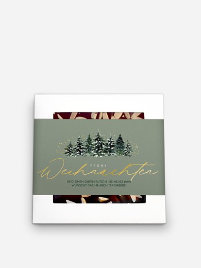 Schokobox geschäftlich Festive Trees