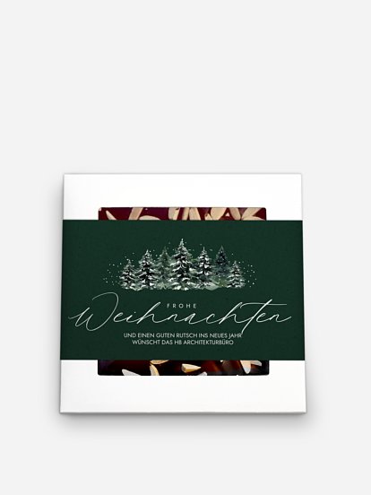 Schokobox geschäftlich Festive Trees