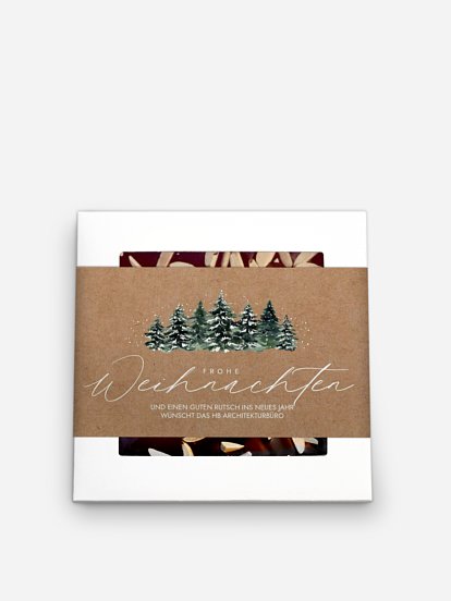 Schokobox geschäftlich Festive Trees