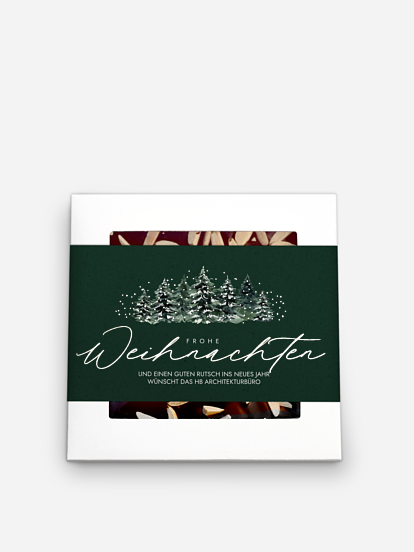 Schokobox geschäftlich Festive Trees