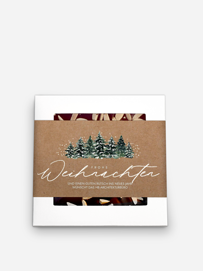 Schokobox geschäftlich Festive Trees