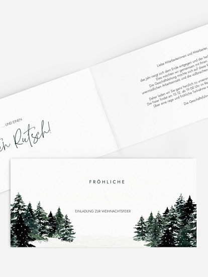 Weihnachtsfeier Wald Weihnacht