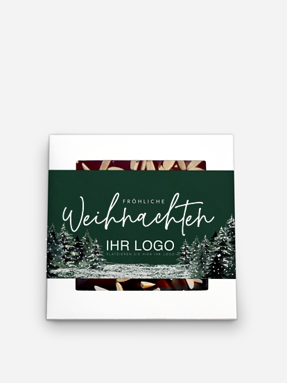 Schokobox geschäftlich Wald Weihnacht