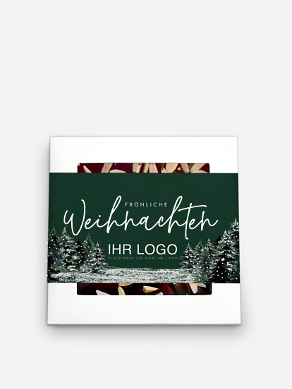 Schokobox geschäftlich Wald Weihnacht