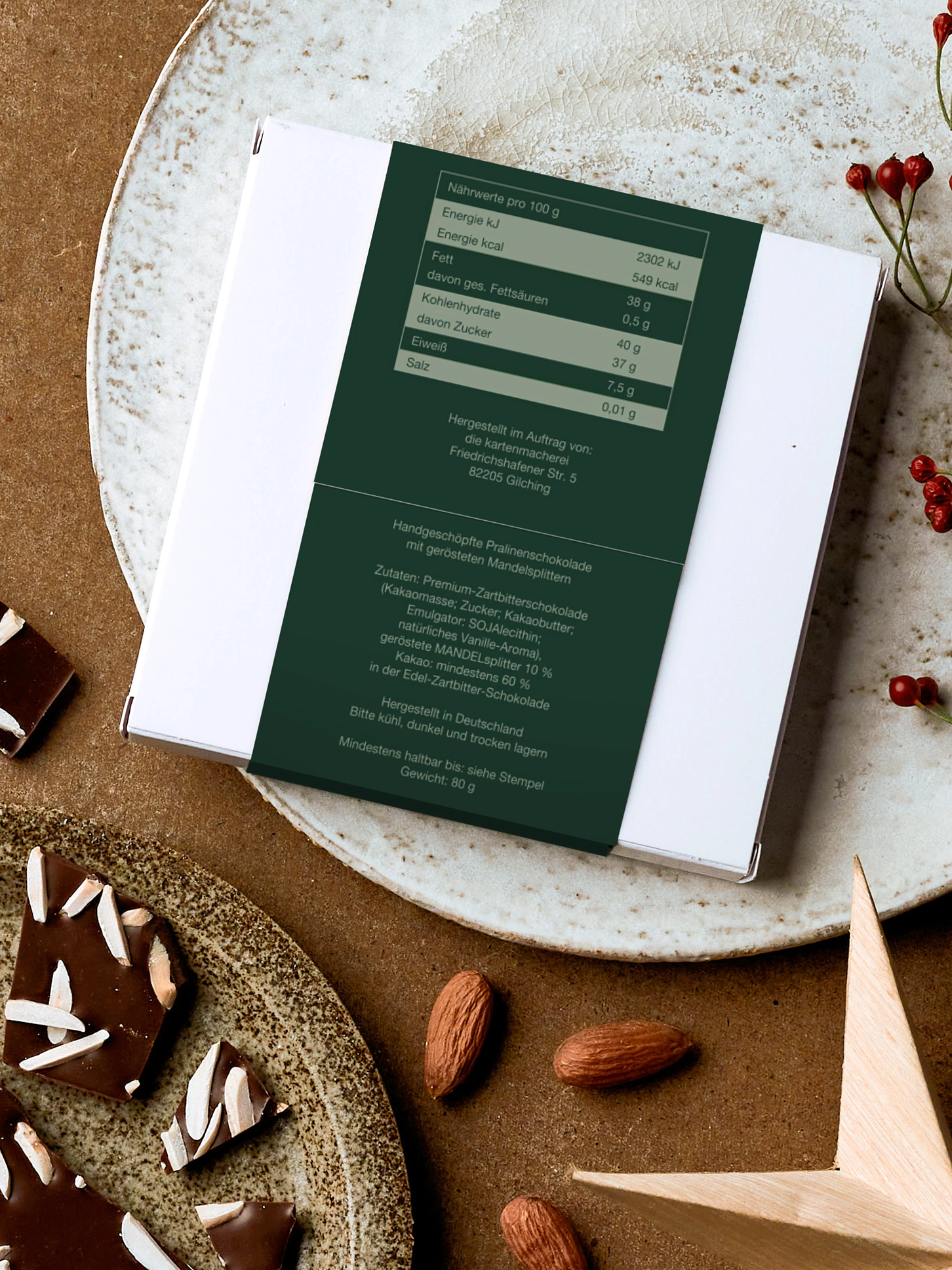 Schokobox geschäftlich Festive Stars