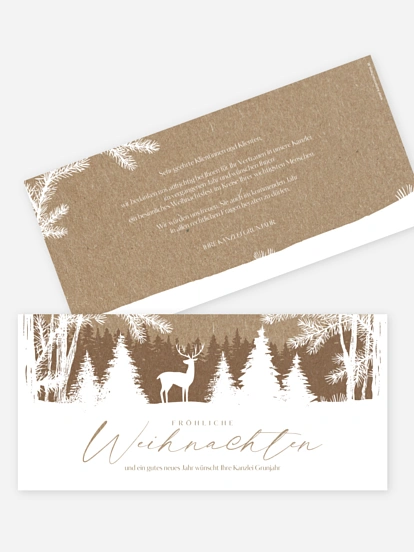 Wilder Winter Kraftpapier Wilder Winter Kraftpapier