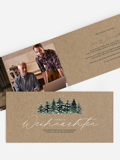 Festive Trees Kraftpapier Festive Trees Kraftpapier