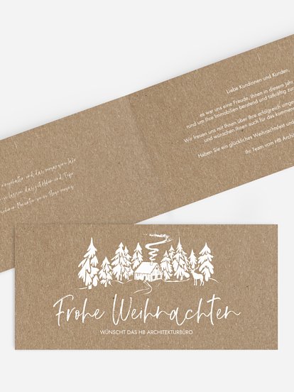 Frosty Forest Kraftpapier Frosty Forest Kraftpapier