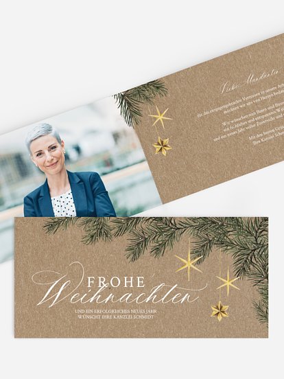 Festive Stars Kraftpapier Festive Stars Kraftpapier