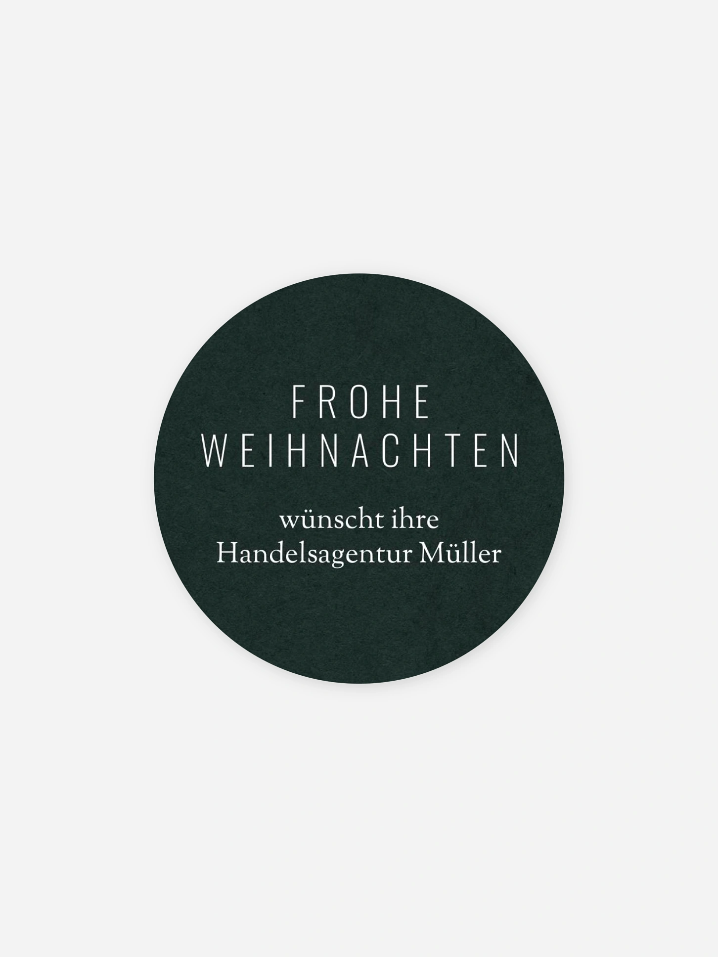 Geschenkaufkleber Geschäftlich Bauble Chart