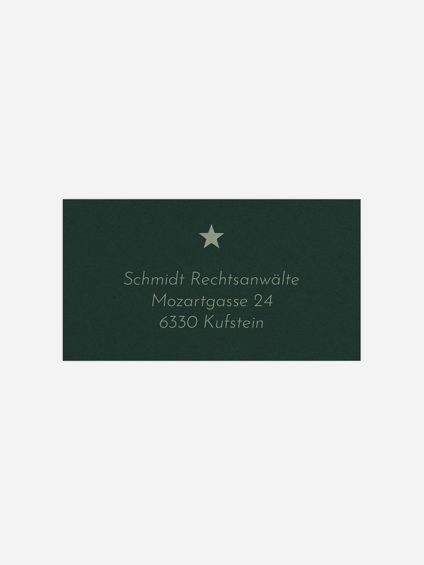Empfängeraufkleber geschäftl. Weihnachten Wish Tree