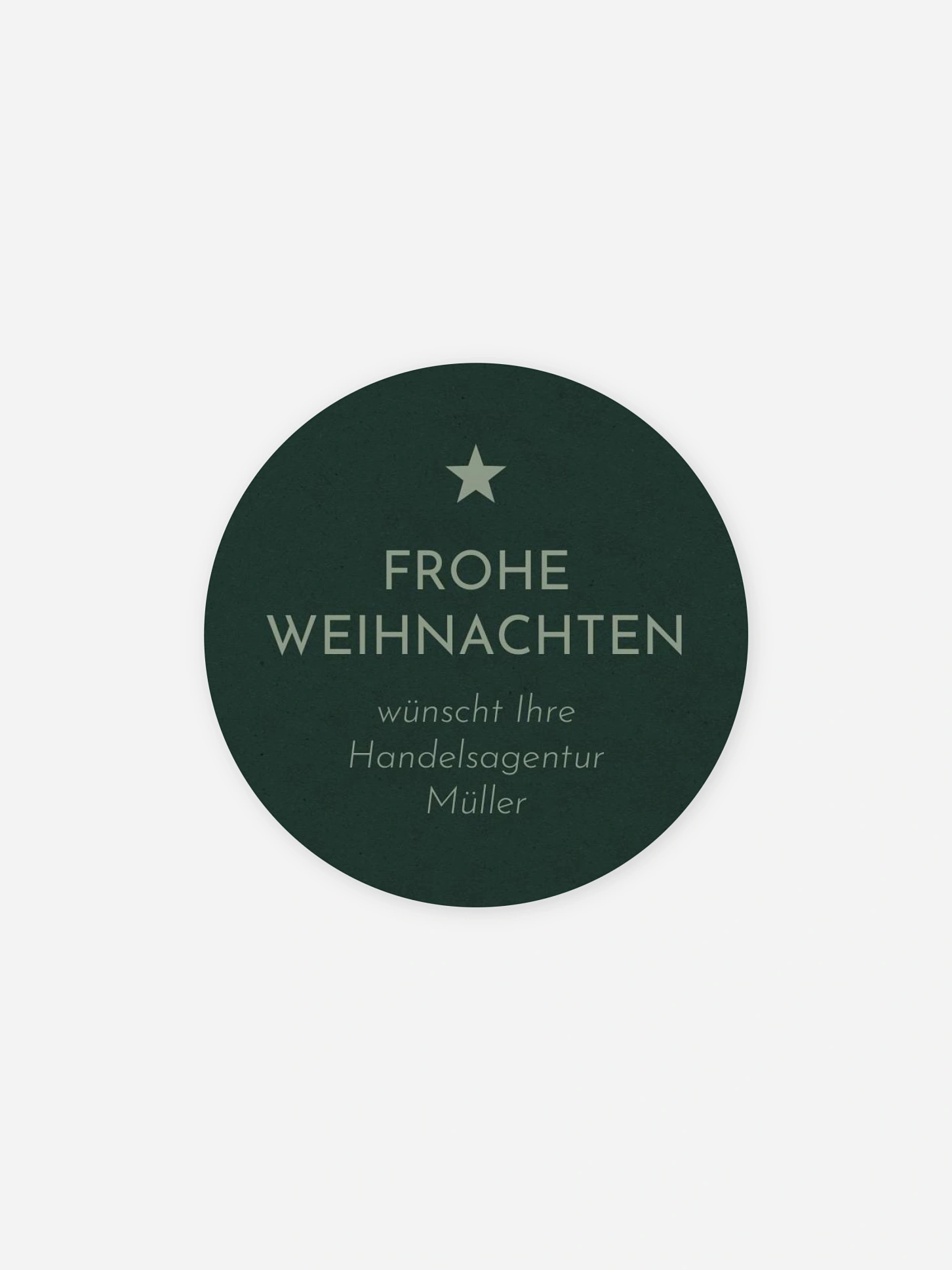 Geschenkaufkleber Geschäftlich Wish Tree