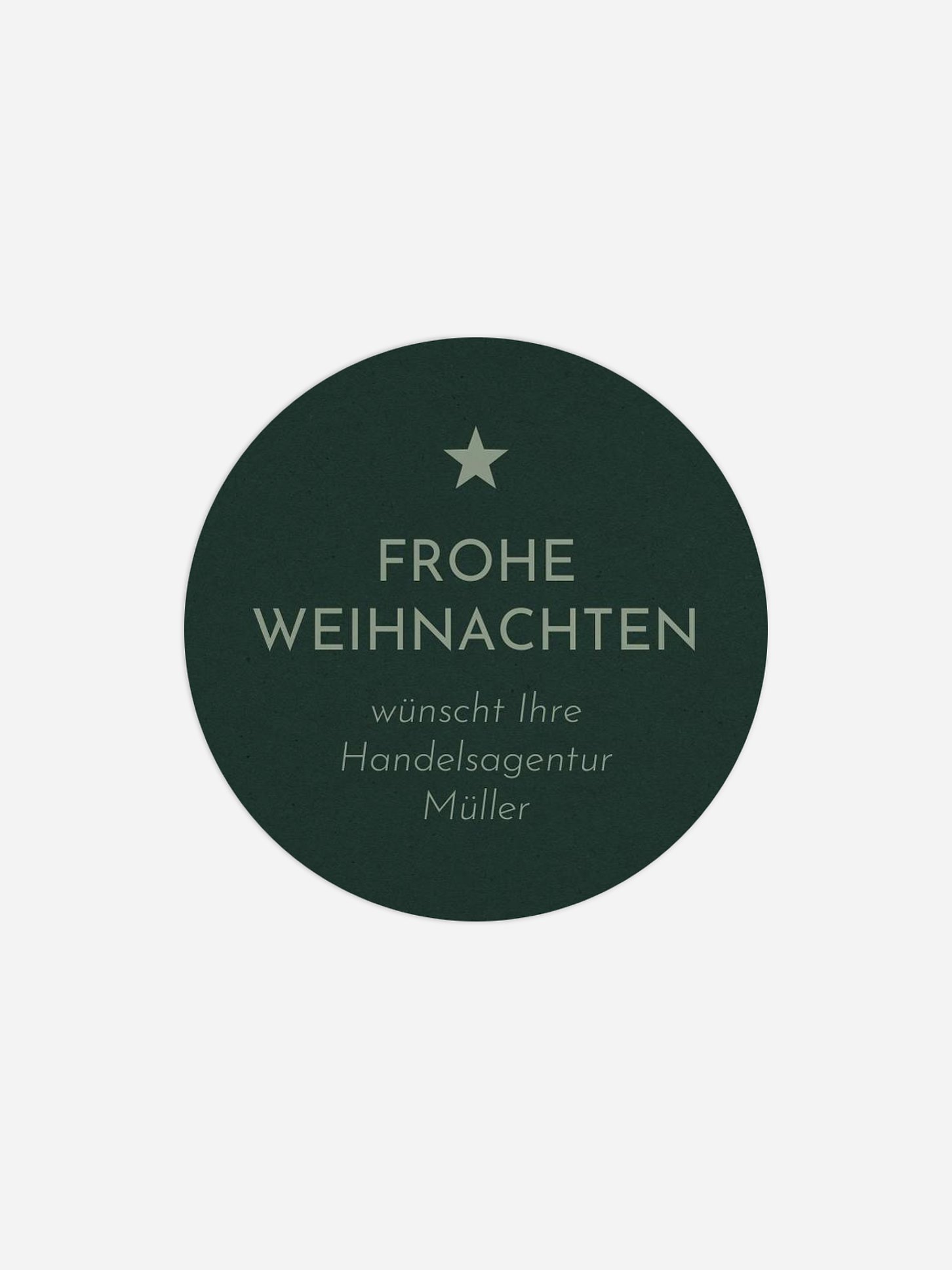Geschenkaufkleber Geschäftlich Wish Tree