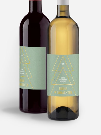 Flaschenetikett geschäftlich Fine Lines