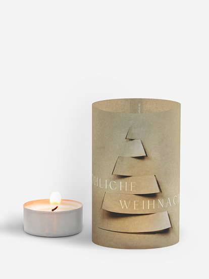 Windlicht Weihnachten Elegant Tree