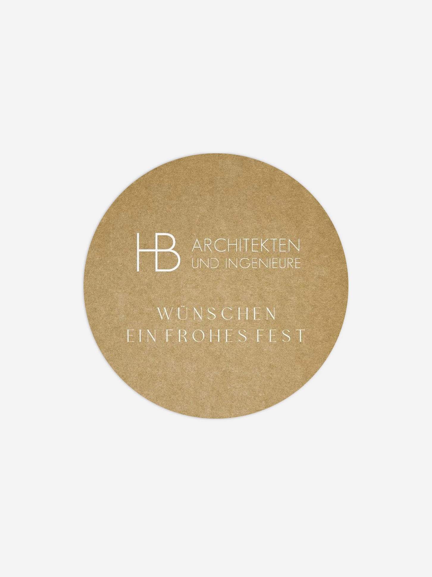Geschenkaufkleber Geschäftlich Elegant Tree