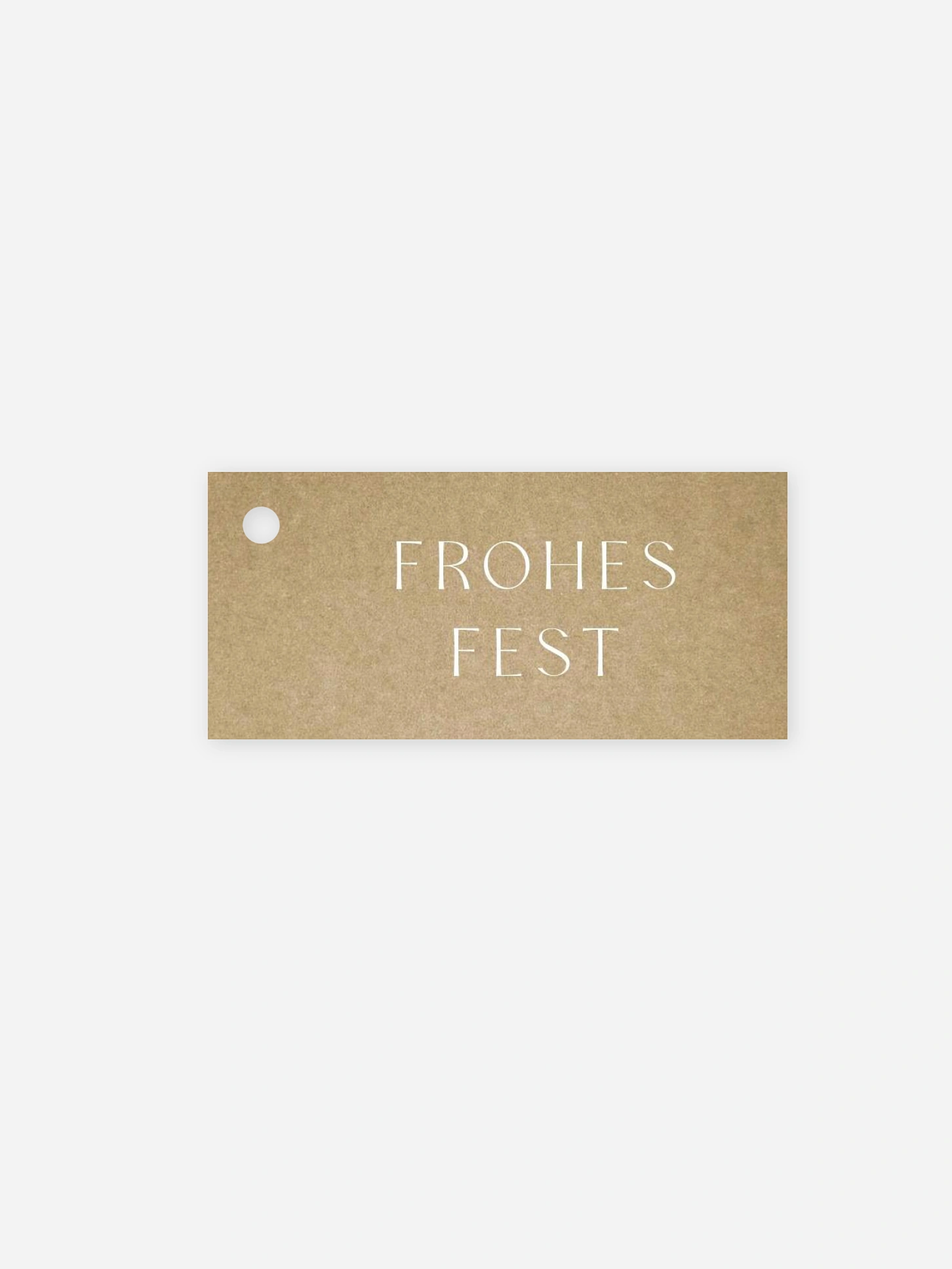 Geschenkanhänger Geschäftlich Elegant Tree