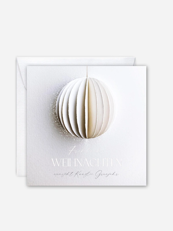 Geschäftliche Weihnachtskarte Modern Pendant
