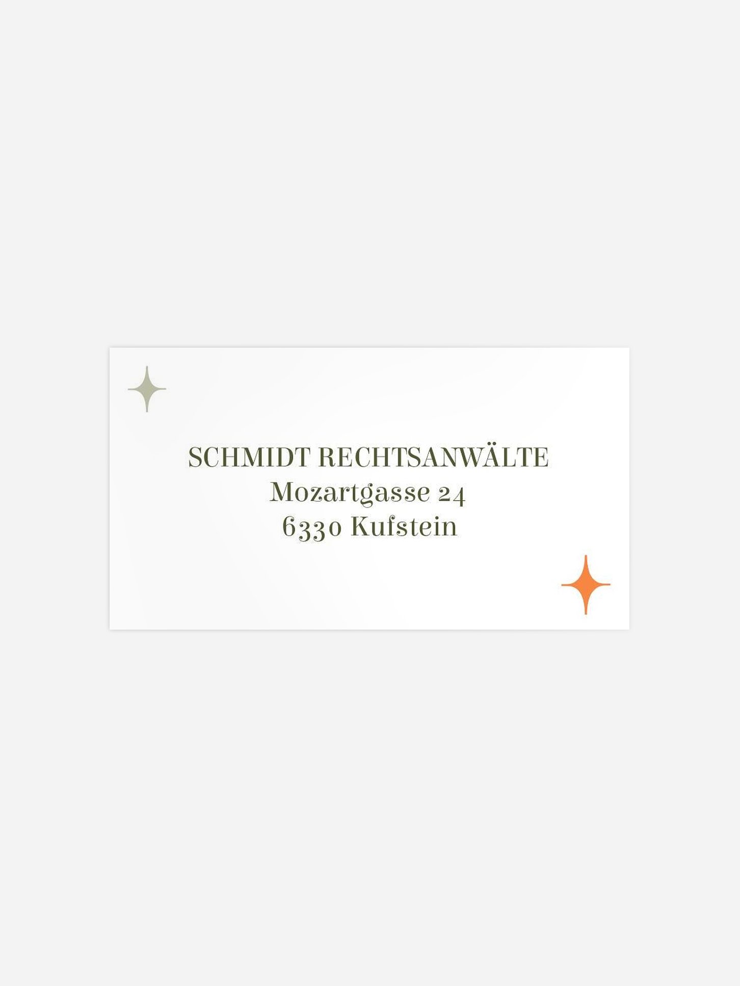Empfängeraufkleber geschäftl. Weihnachten Bold Letters