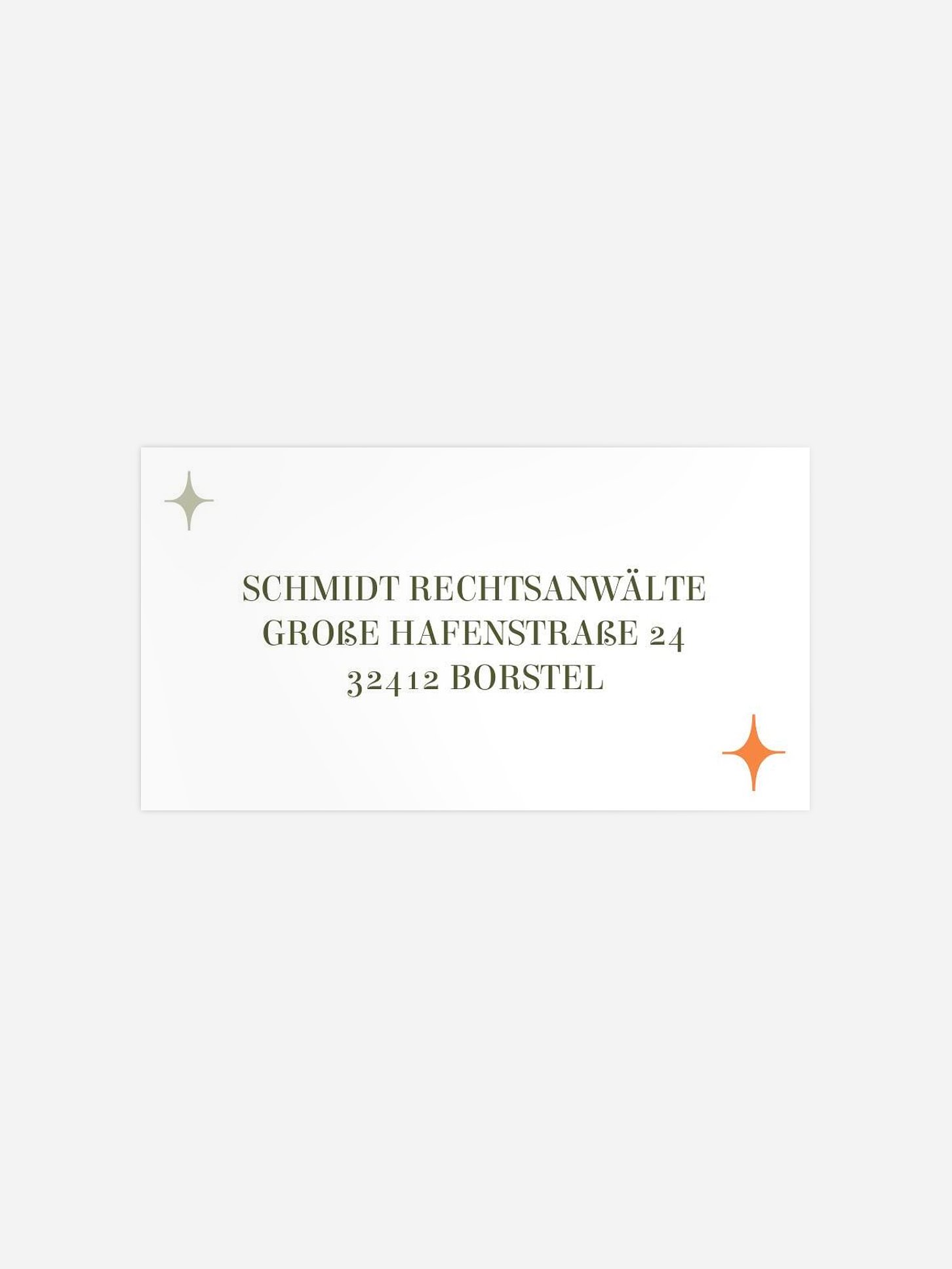 Empfängeraufkleber geschäftl. Weihnachten Bold Letters