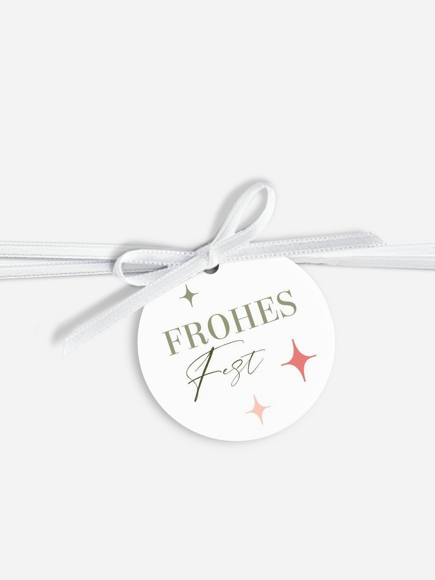 Geschenkanhänger Geschäftlich Bold Letters