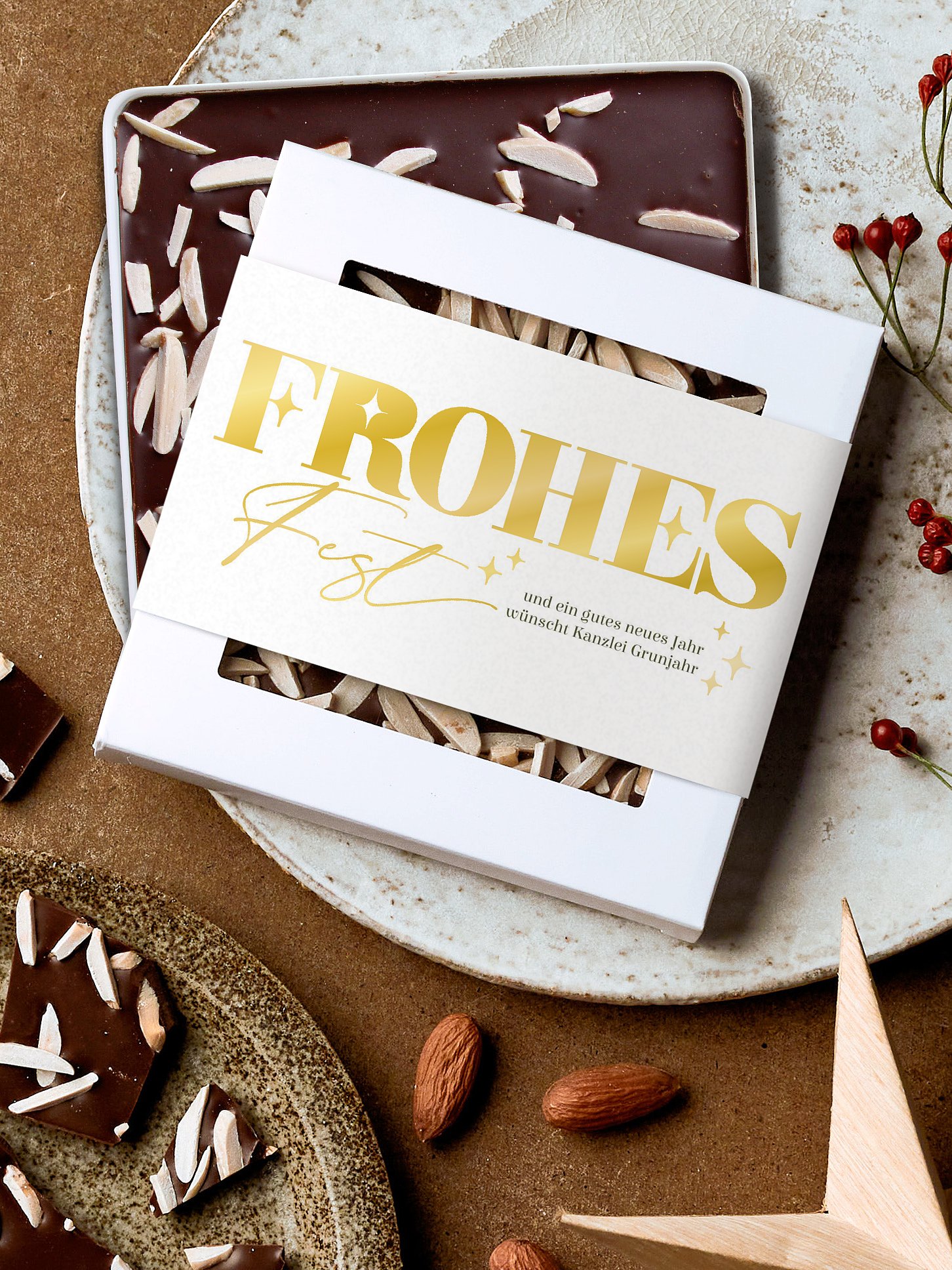 Schokobox geschäftlich Bold Letters