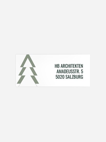Absenderaufkleber geschäftl. Weihnachten Festliche Grüße