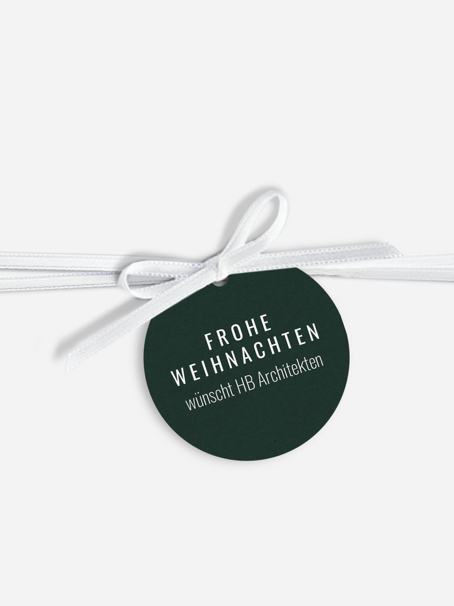 Geschenkanhänger Geschäftlich Festliche Grüße