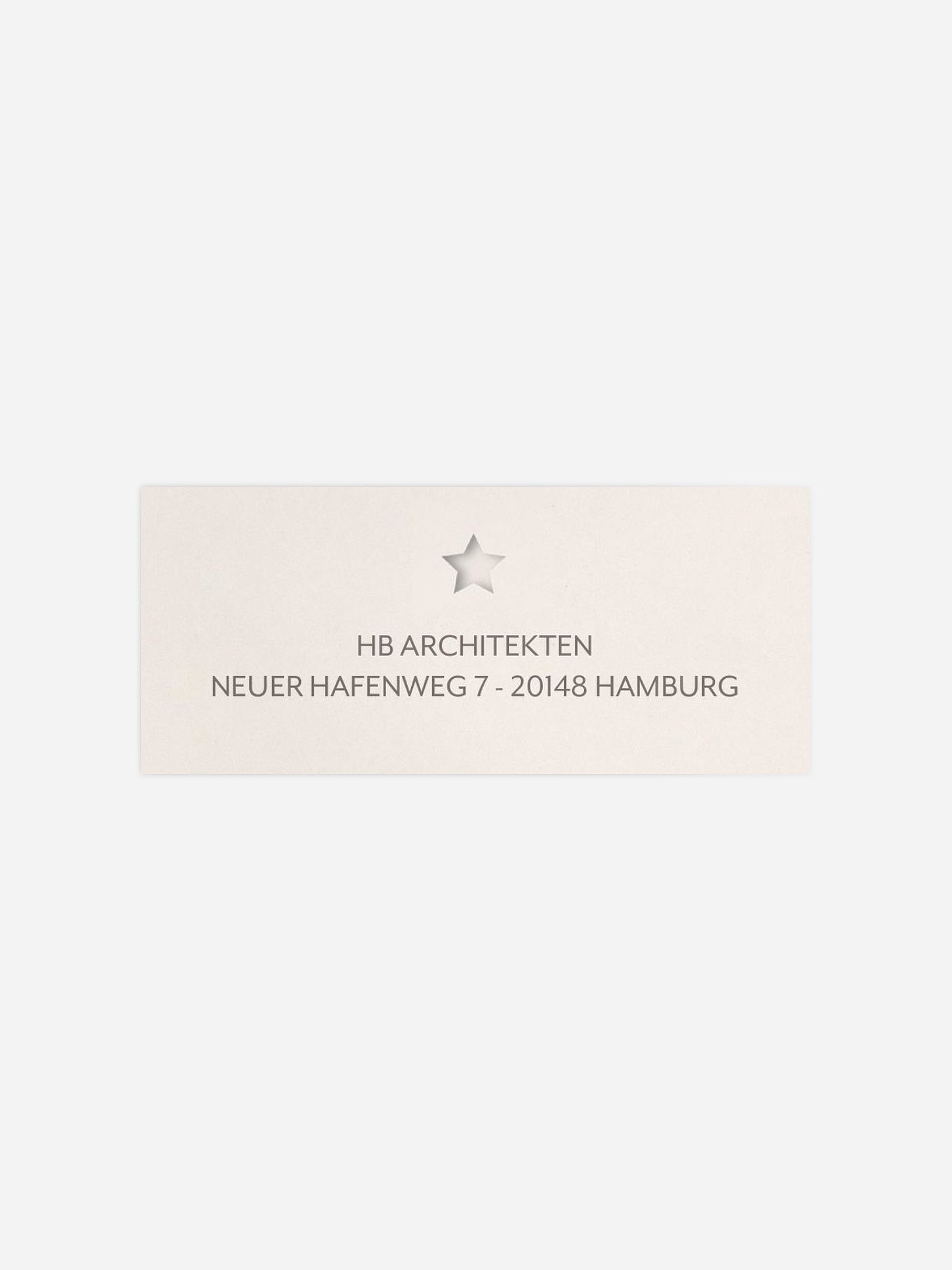 Absenderaufkleber geschäftl. Weihnachten Cut-Out-Tree