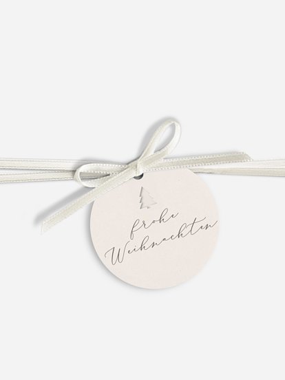 Geschenkanhänger Geschäftlich Cut-Out-Tree