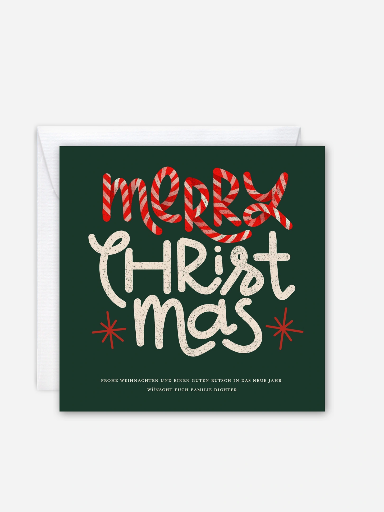 Weihnachtskarte Festlicher Glanz