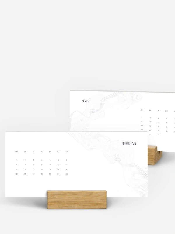 Tischkalender Gold Rush