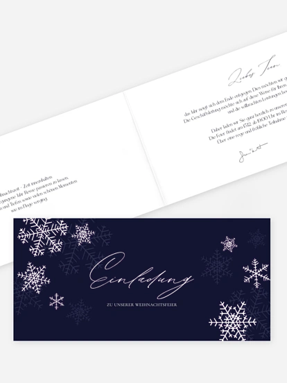 Weihnachtsfeier Joyful Snowflake
