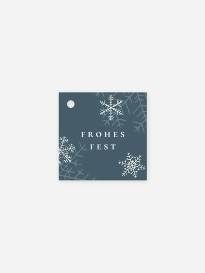Geschenkanhänger Geschäftlich Joyful Snowflake