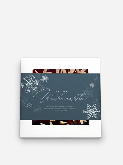 Schokobox geschäftlich Joyful Snowflake