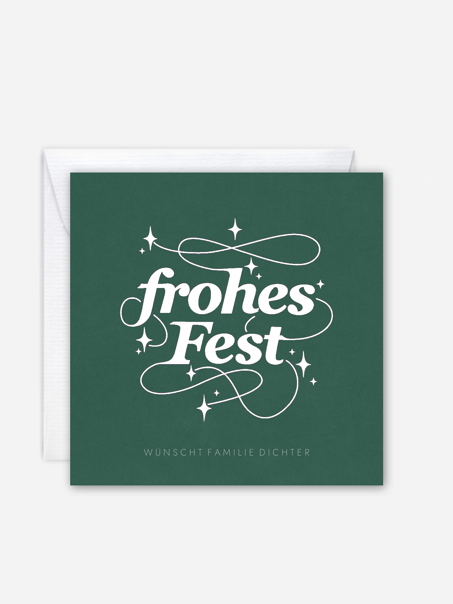 Weihnachtskarte Festglanz