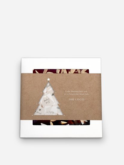 Schokobox geschäftlich Happy Notes mit 3D-Effekt