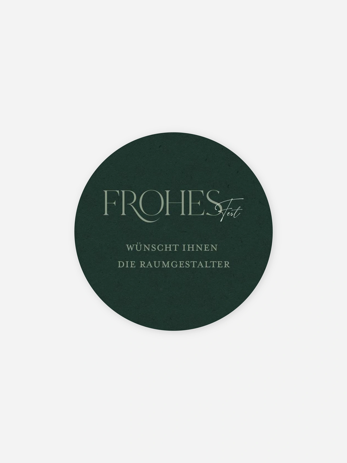 Geschenkaufkleber Geschäftlich Festive Wishes