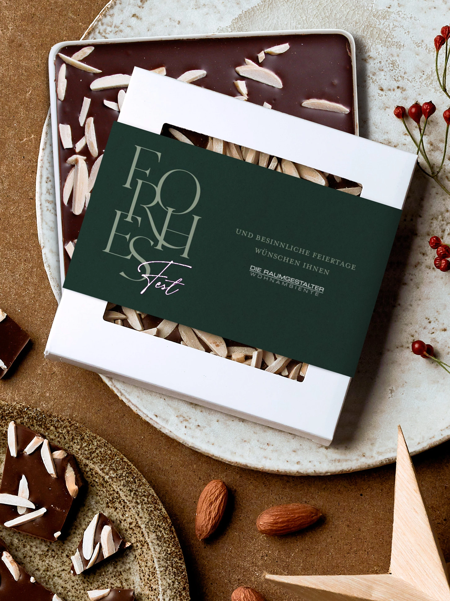 Schokobox geschäftlich Festive Wishes