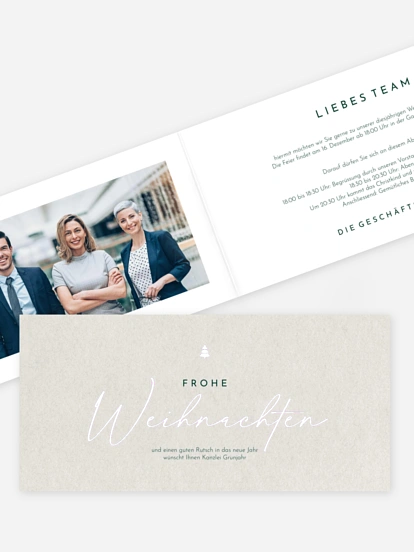 Weihnachtsfeier Edles Fest