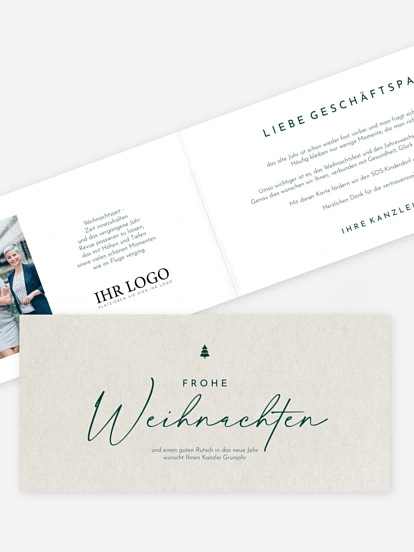 Spendenkarten Geschäftlich Edles Fest