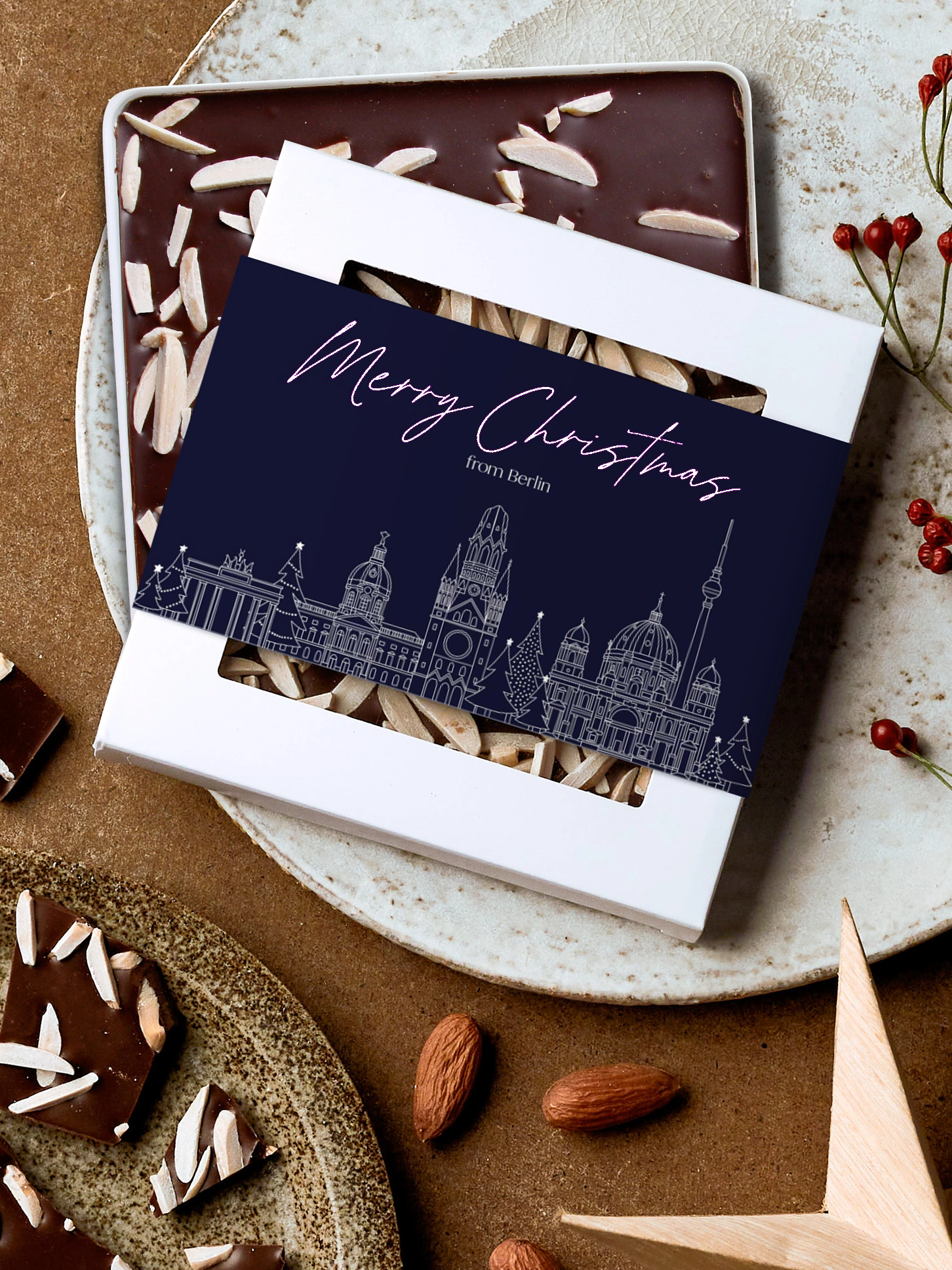 Schokobox geschäftlich Berlin City Skyline
