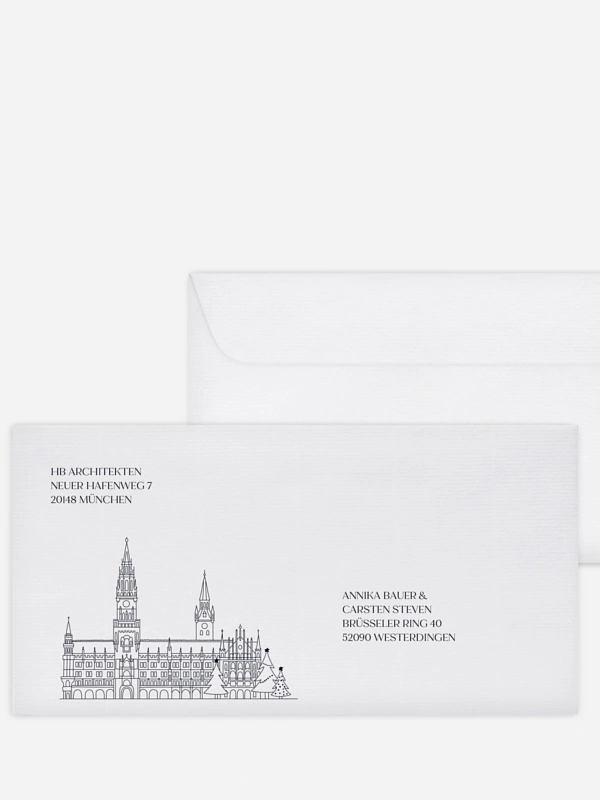 Munich City Skyline