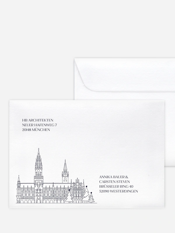 Munich City Skyline