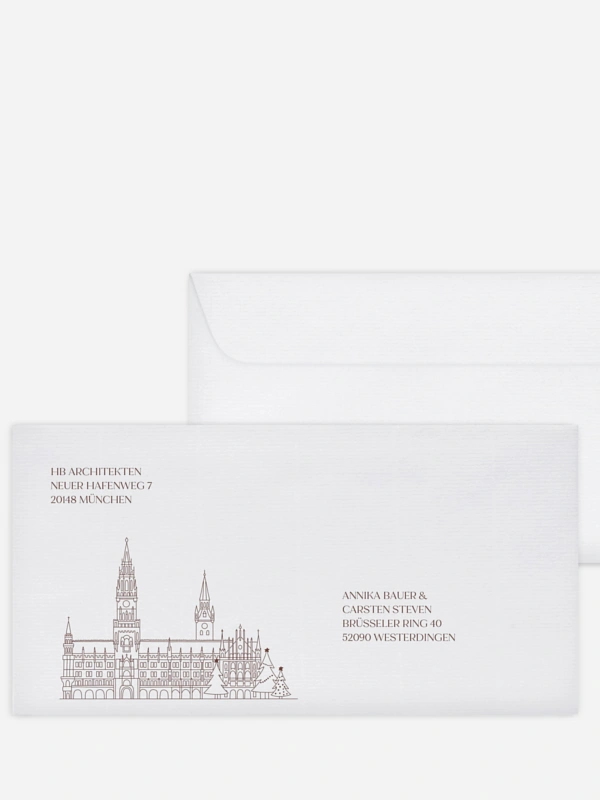Munich City Skyline